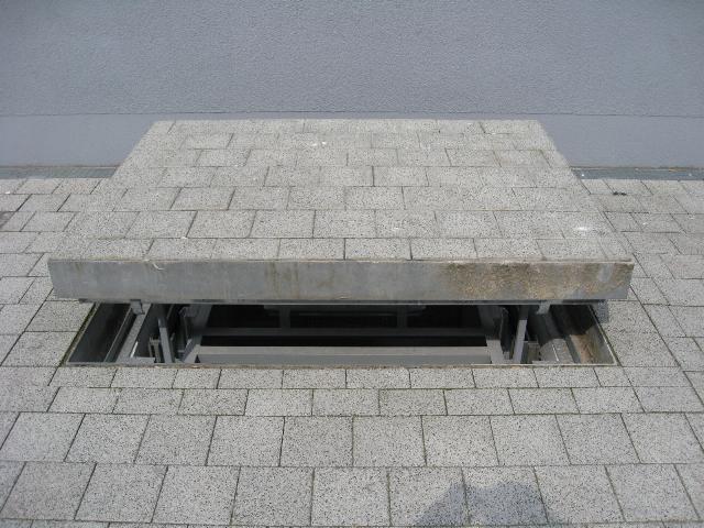 Unterfluraufzug, ausgeführte Anlage