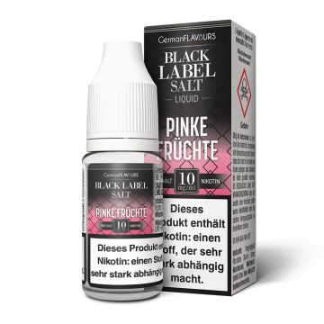 Pinke Früchte – Black Label – Nikotinsalz Liquid