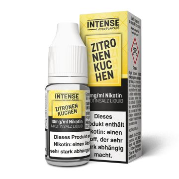 Zitronenkuchen – Intense – Nikotinsalz Liquid 10 ml