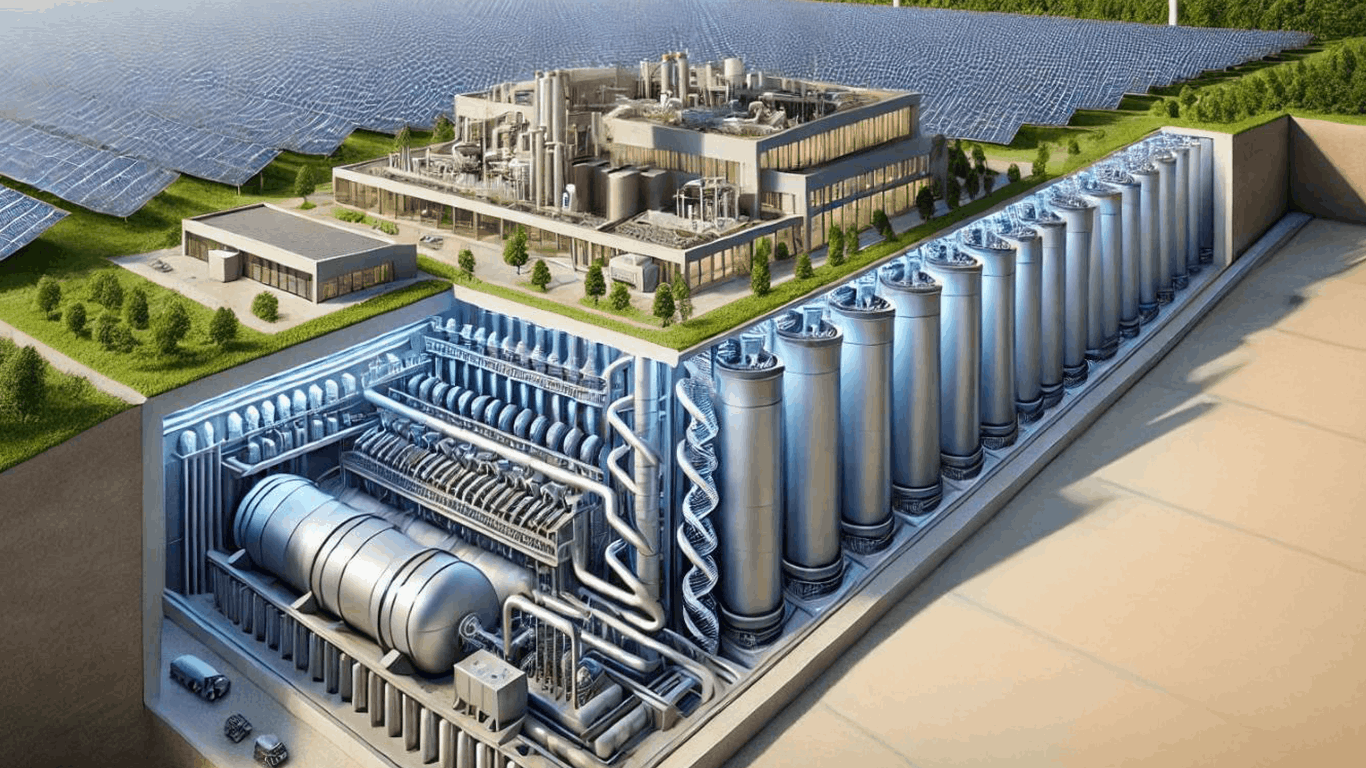 Industrial system, utility scale