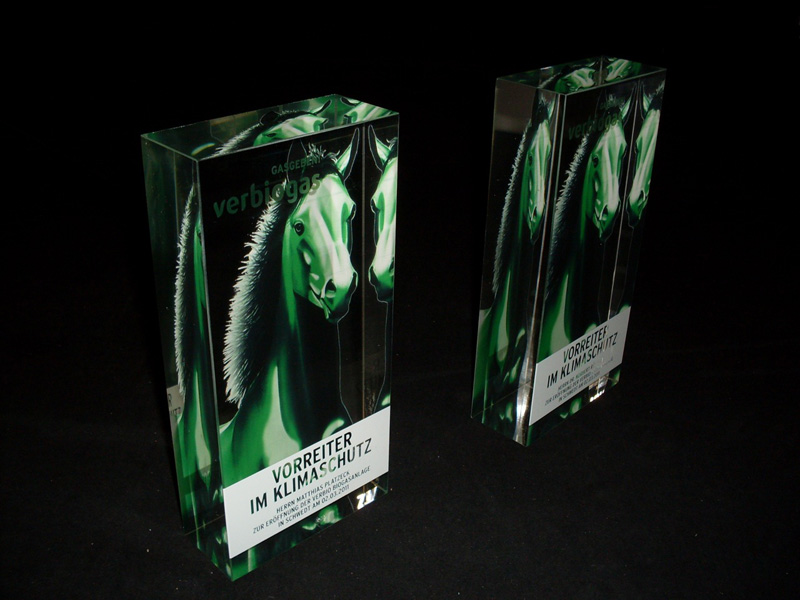 Acrylblock mit UV-Druck