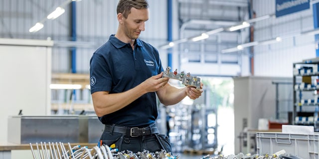 Montierte Fluidsystem-Baugruppen