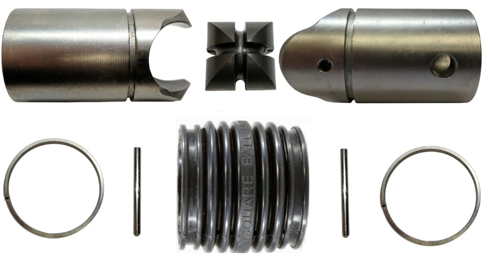 Square Ball Universal Joint (Exploded View)