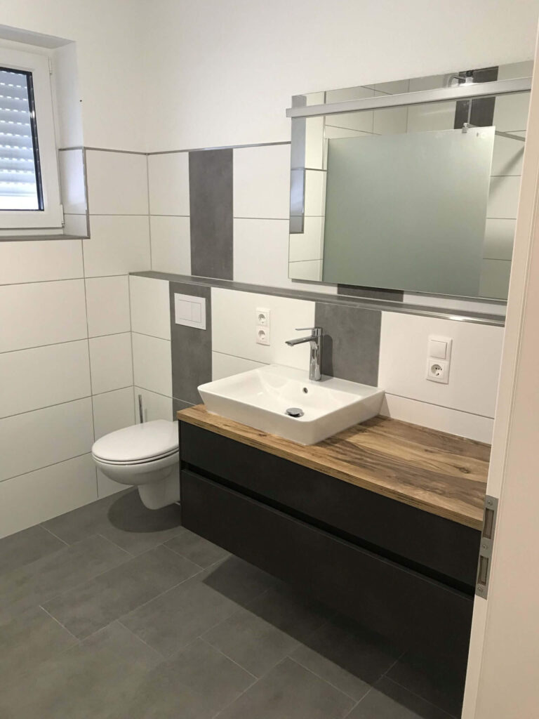 Badrenovierung Gäste-WC in Haren
