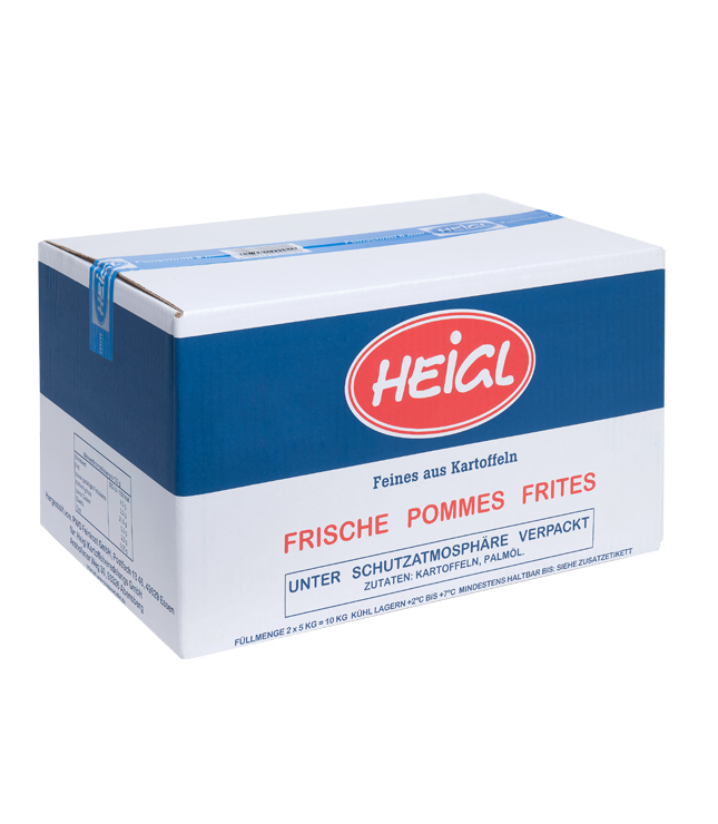 Pommes Frites Feinschnitt, unter Schutzatmosphäre