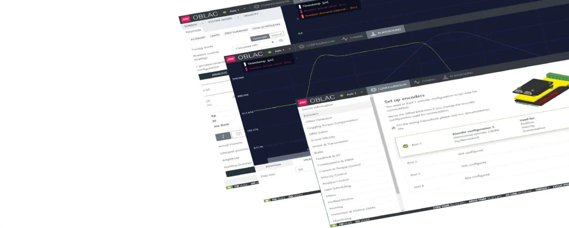 MOTORCORTEX Motion Control Dashboard