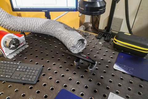 Graviertes Metallteil