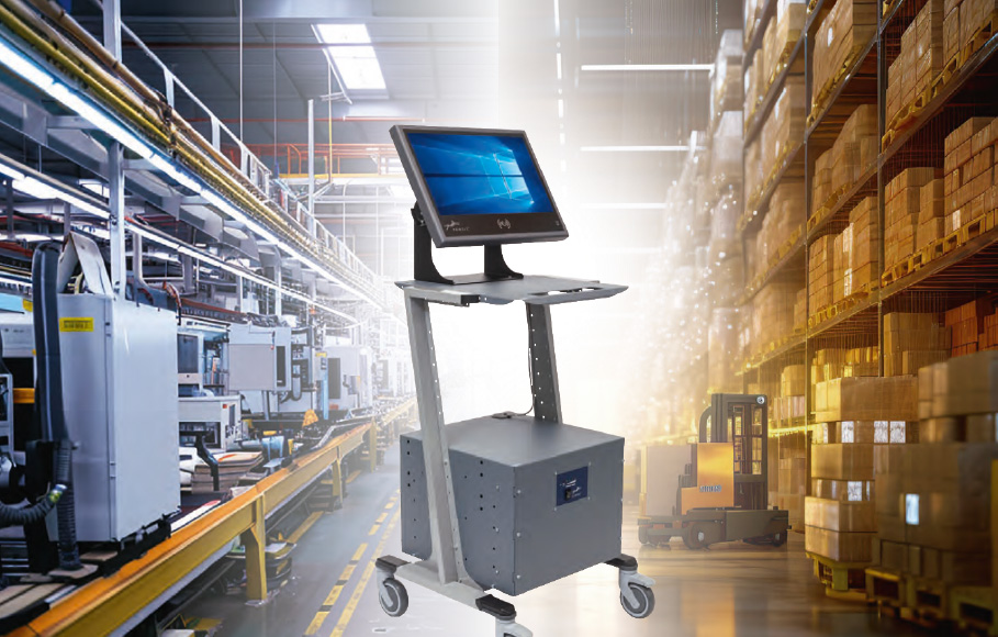 Mobiler Arbeitsplatz für Logistik