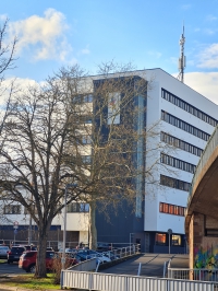 Stairwell extension as escape route in Bad Hersfeld