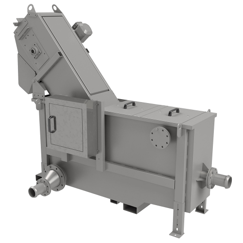 ProCat® rake bar screen as tank-mounted unit