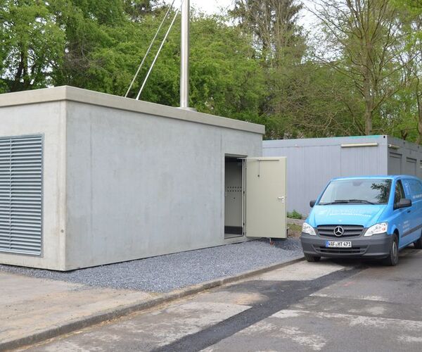 Netzersatzanlage 400 kVA im Beton-Container