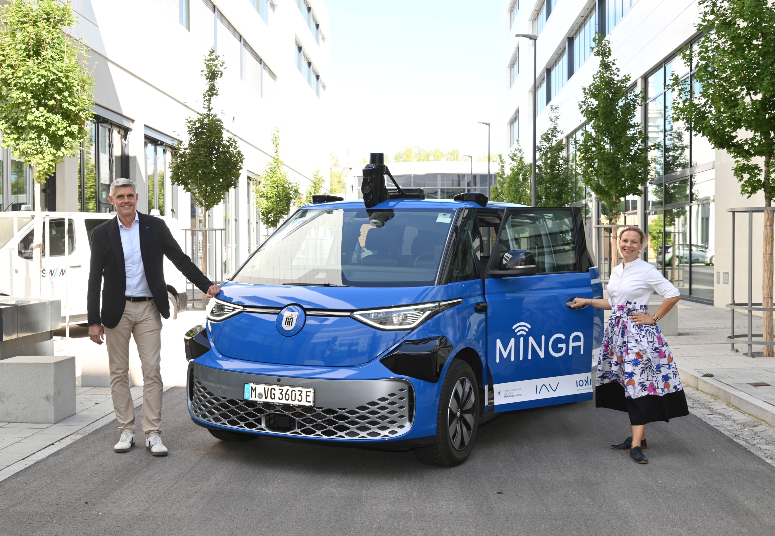 Autonome On-Demand-Fahrzeuge in München