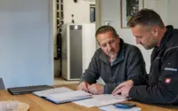 Heizungsmodernisierung (KI-generierte Darstellung)