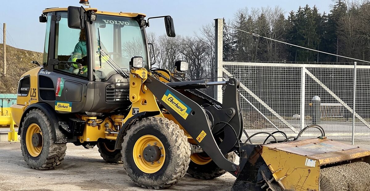 Volvo CE Elektromaschinen im Einsatz in der Schweiz