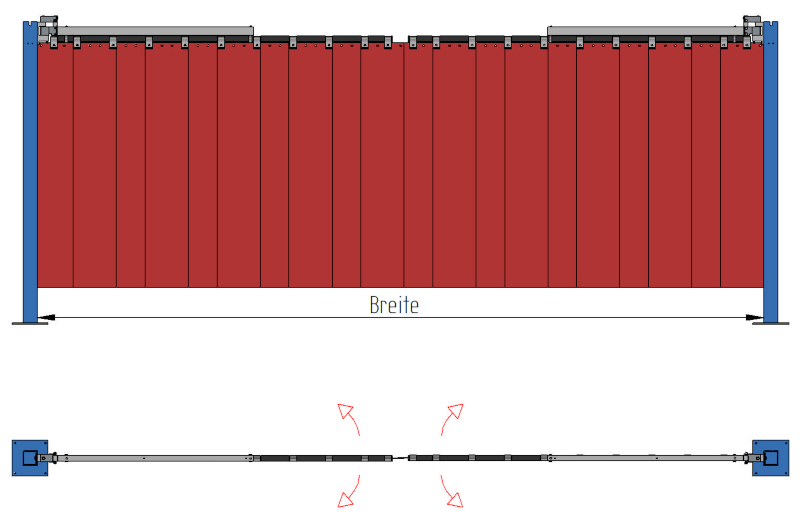 Schwenkarm Typ A (2-flügelig)
