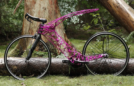 IsoGridBike-Prototyp in integraler Gitterstruktur-Bauweise