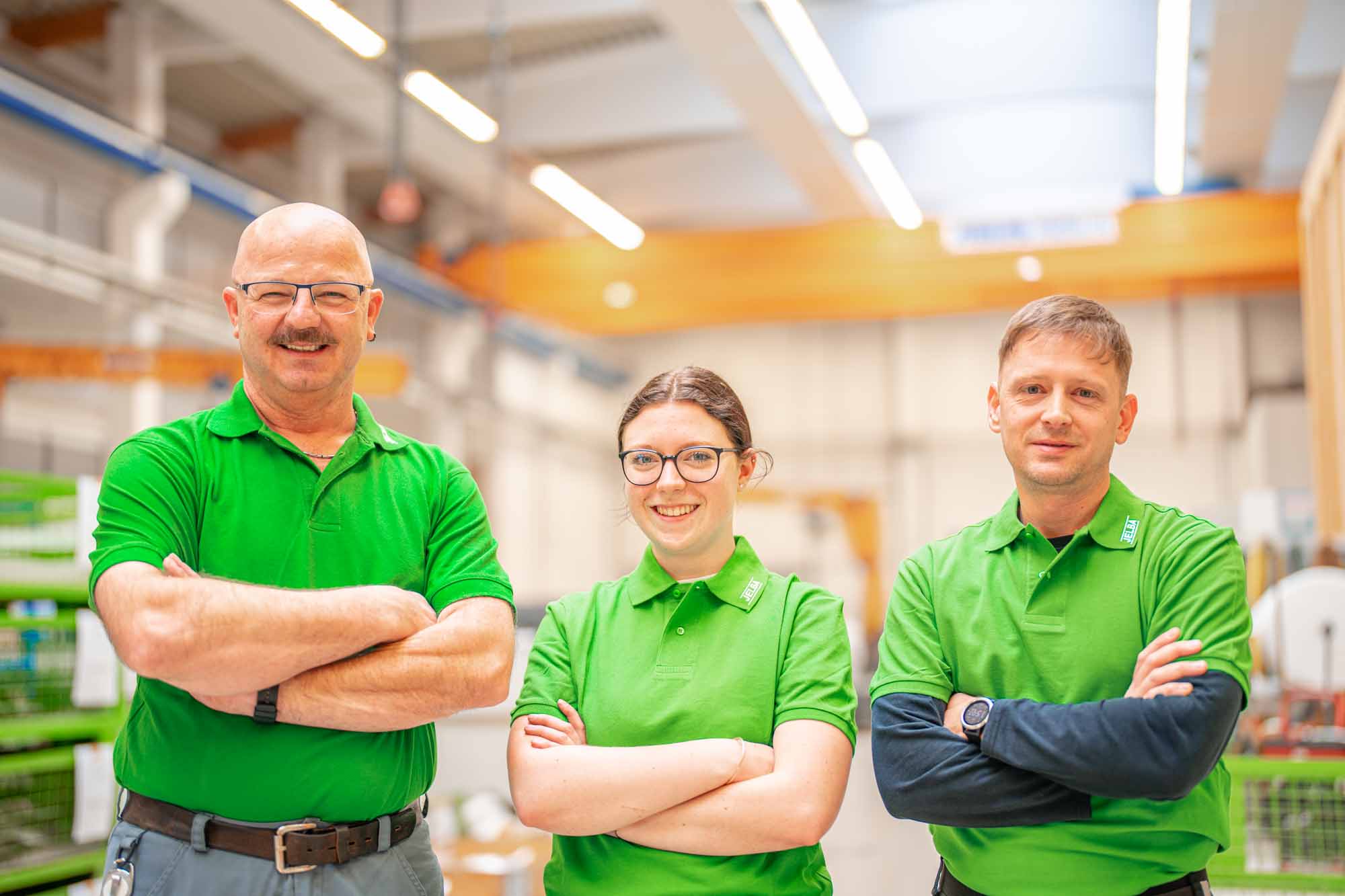 Team im Betrieb