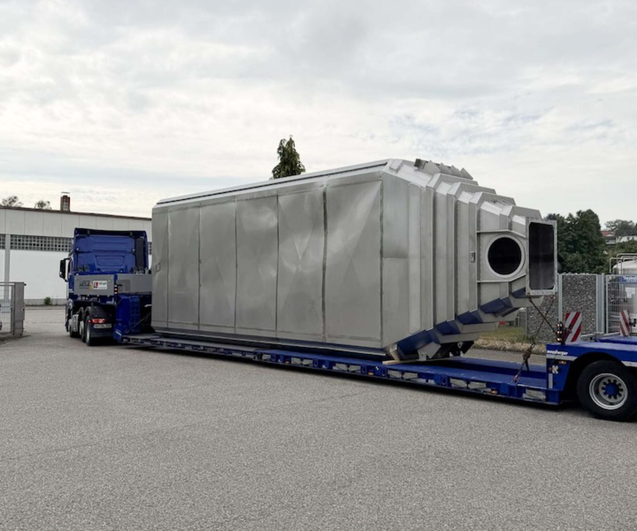 Transport eines Anlagenmoduls