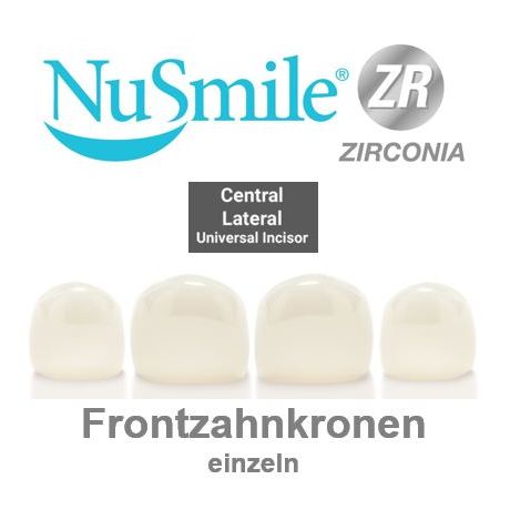Milchfrontzahnkronen NuSmile ZR (Zirkonium)
