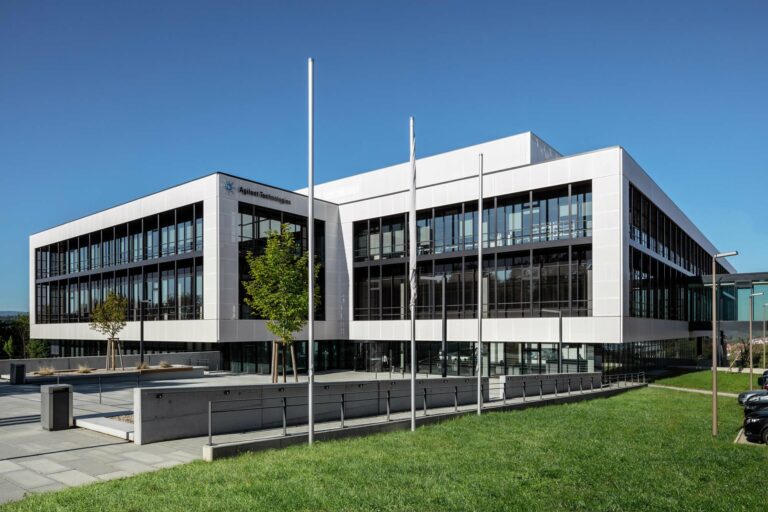 Textilfassade AGILENT Waldbronn