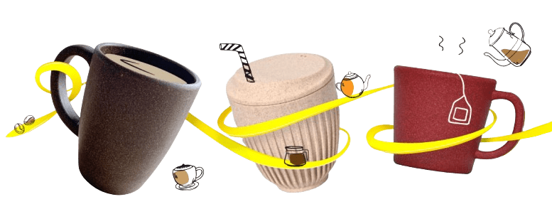 EATlery® Produkt Portfolio – plastikreduzierte, wiederverwendbare Mehrweg-Kaffeebecher