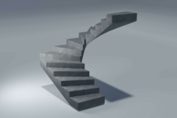 Betonfertigteil-Treppe