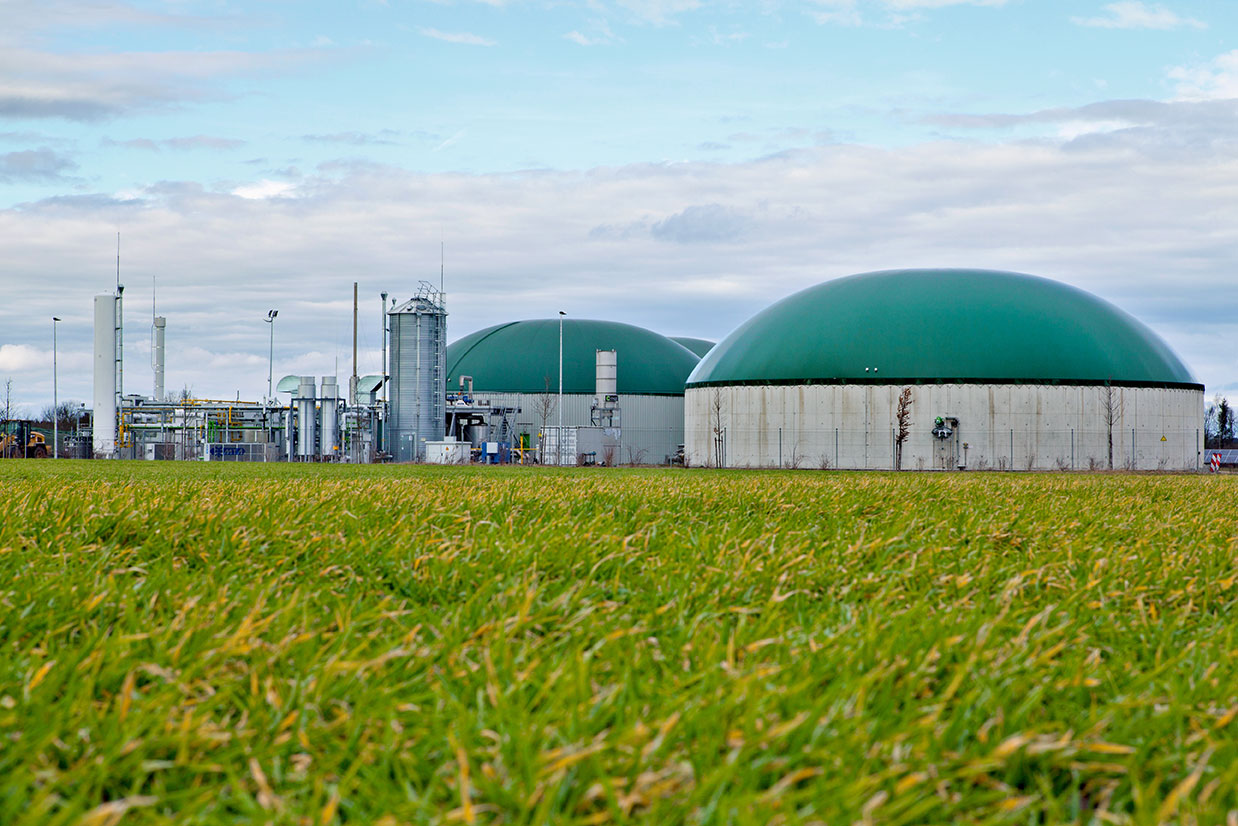 Einbringtechnik für Biogasanlagen