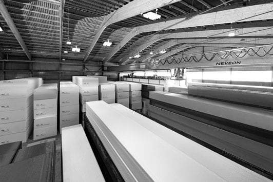 Block foam warehouse