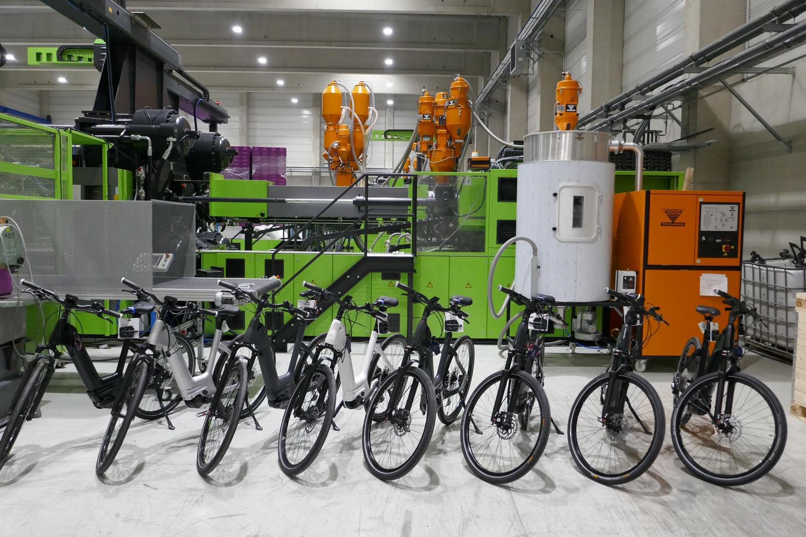 Recycling des Rahmenmaterials