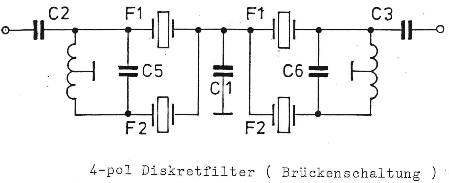 Diskreter Quarzfilter