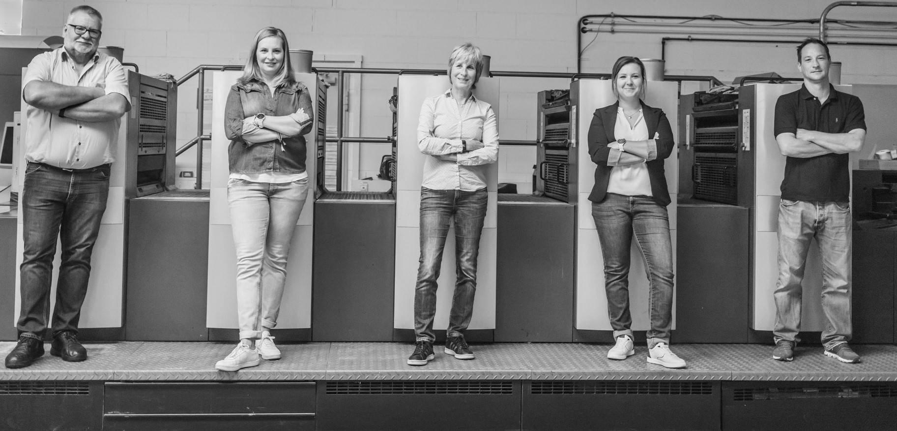 Heidelberg-Druckmaschine im Drucksaal