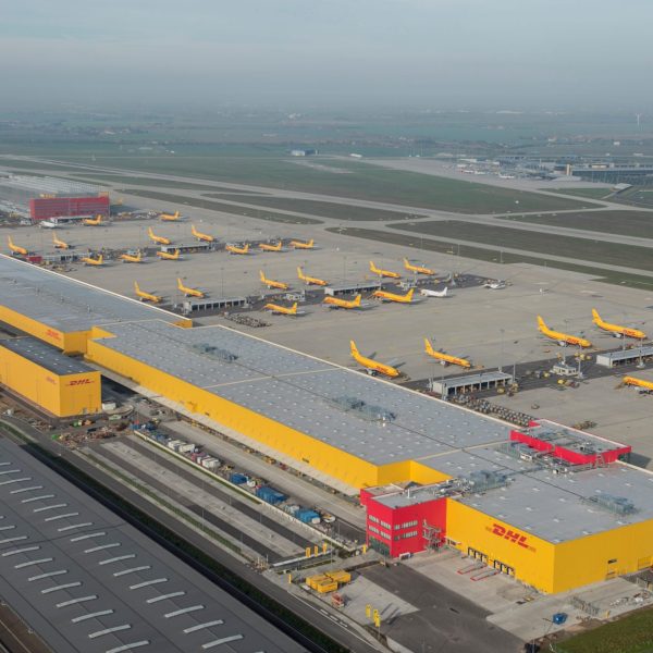 DHL Air Hub am Flughafen Leipzig