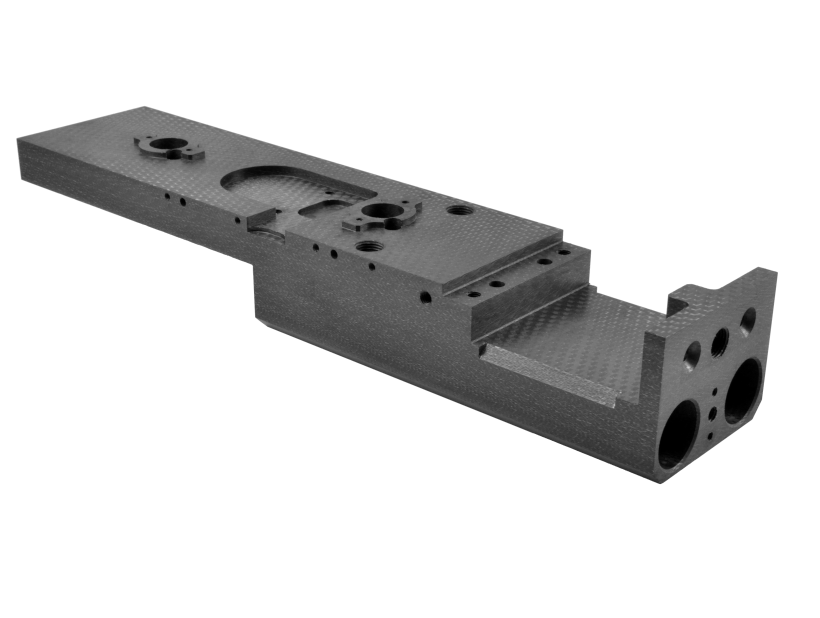 CNC-gefrästes CFK-Bauteil (Carbon PEEK)