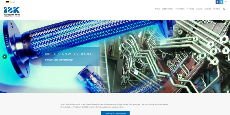 Neue Firmen-Homepage 2018