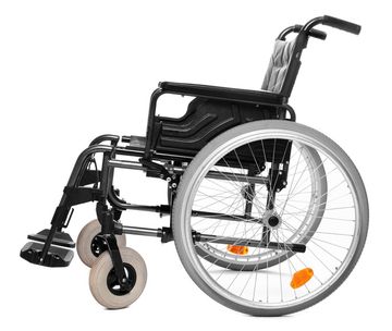 Wheelchair, side view
