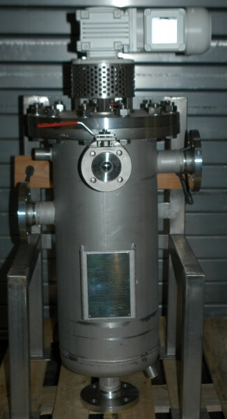 Selbstreinigender Filter DELTA-STRAIN 110-D/L-H mit Heizmantel