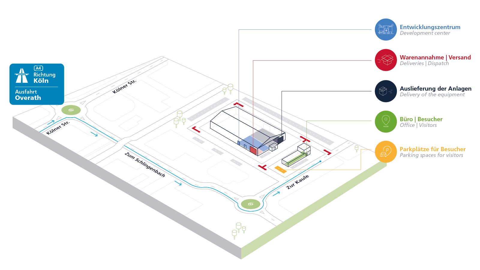 Lage- und Standortplan Overath