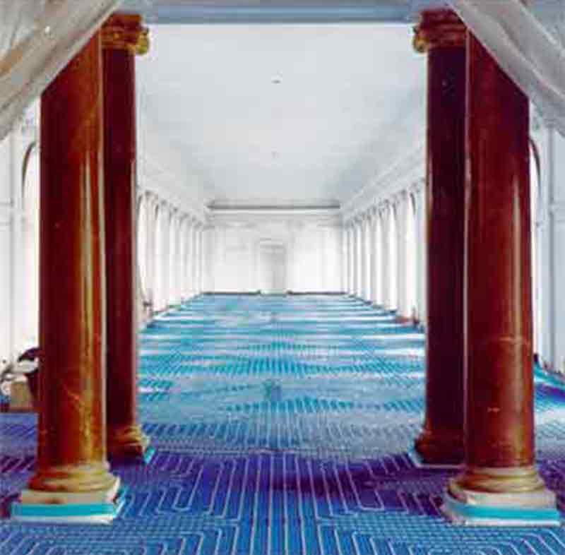 Orangerie Schloss Charlottenburg – Modernisierung von 1.350 m² Fußbodenheizung