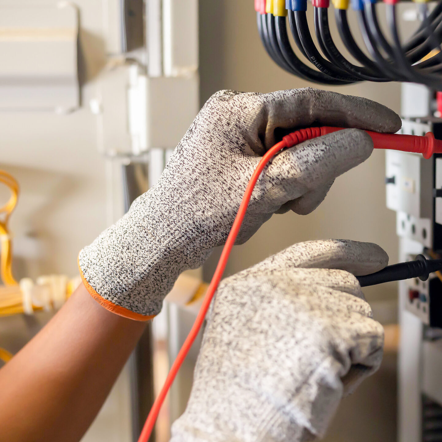Elektroinstallation und Strommessung