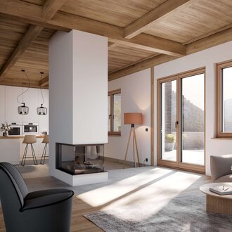 Holzfenster