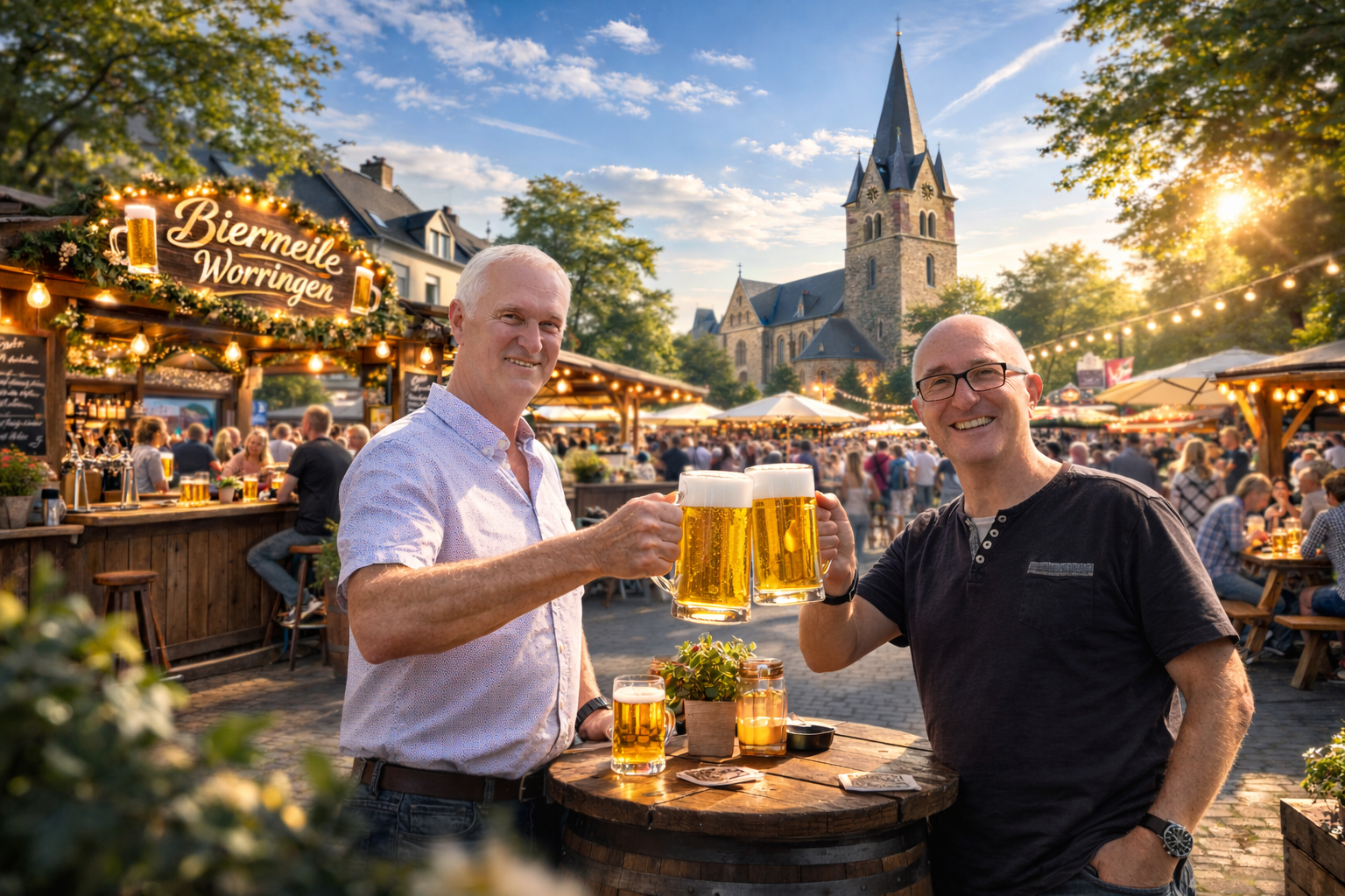 Biermeile Dormagen und Worringen