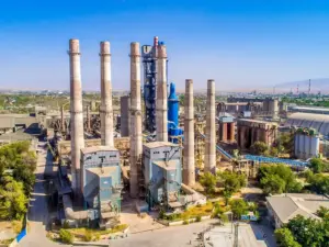 Industrial plant in heavy industry