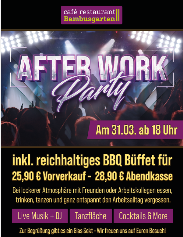Eventplakat Bambusgarten (DIN A2)