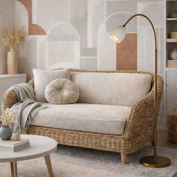 Lamp in the living space