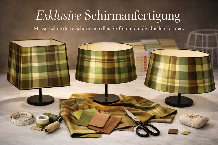 Lampshades from our own production