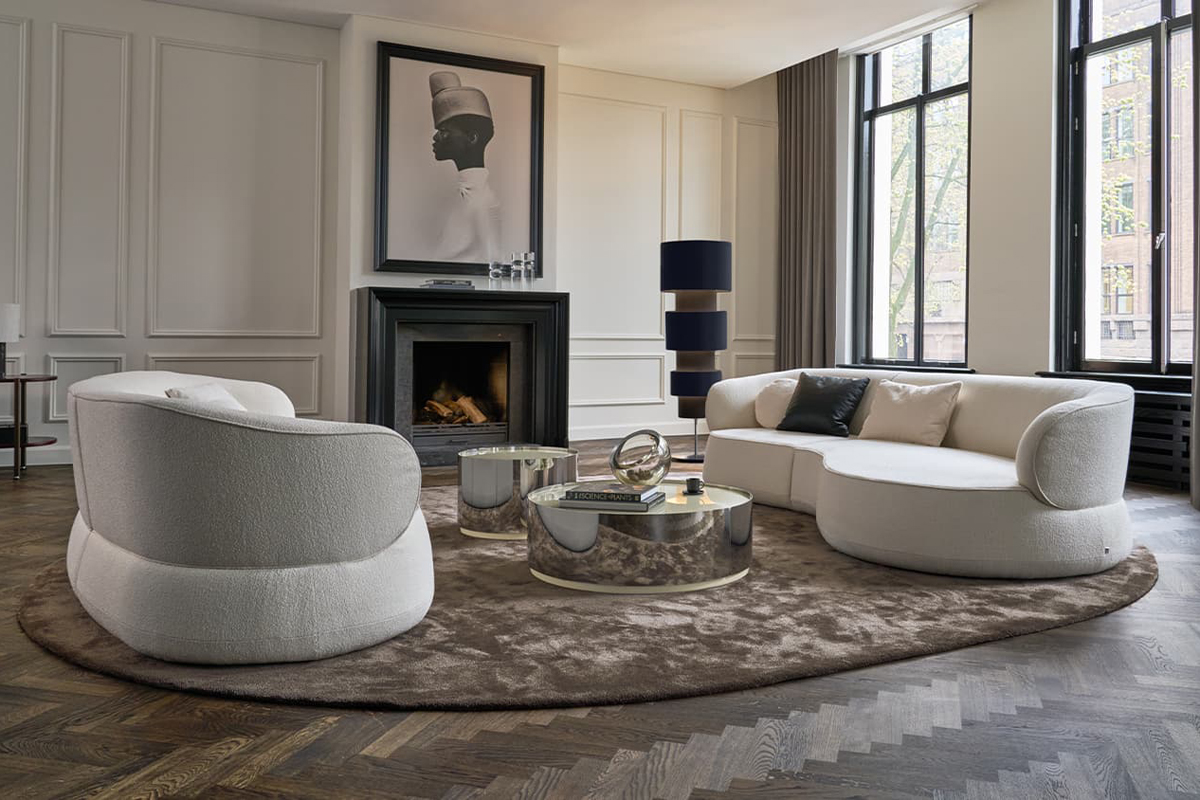 Sofa in the showroom
