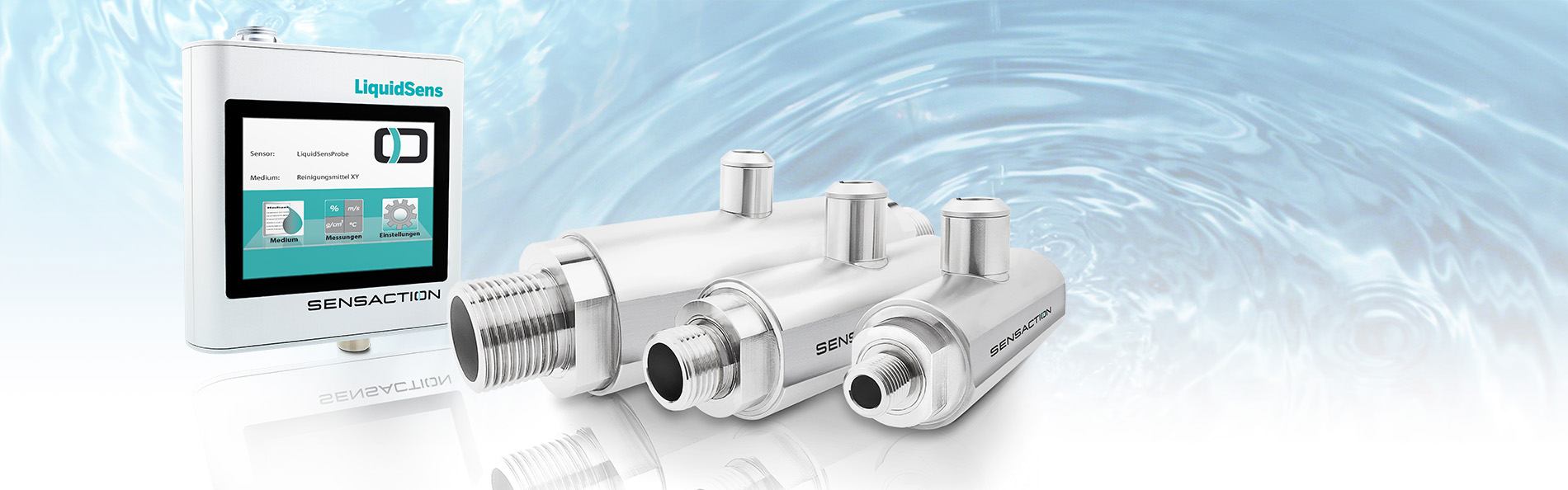 LiquidSens Messsystem (Sensor-Liner 3er, Controller Touch)