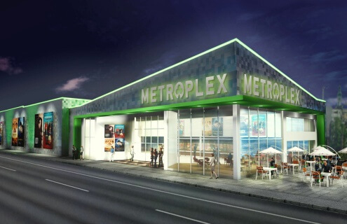 Metroplex Fürth, ausgestattetes Multiplexkino