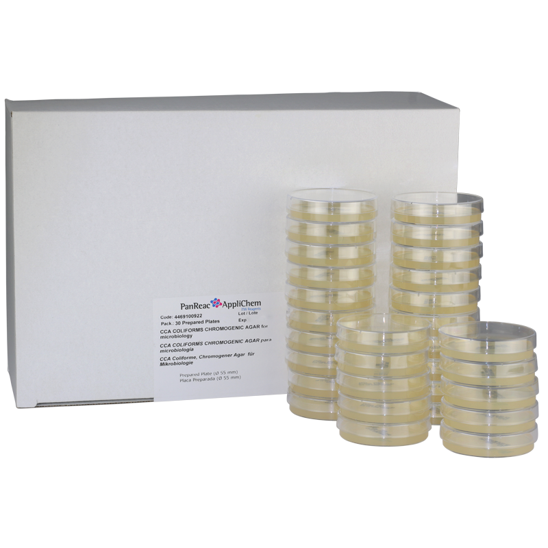 CCA Coliforms Chromogenic Agar, fertig platierter Nährboden 55 mm