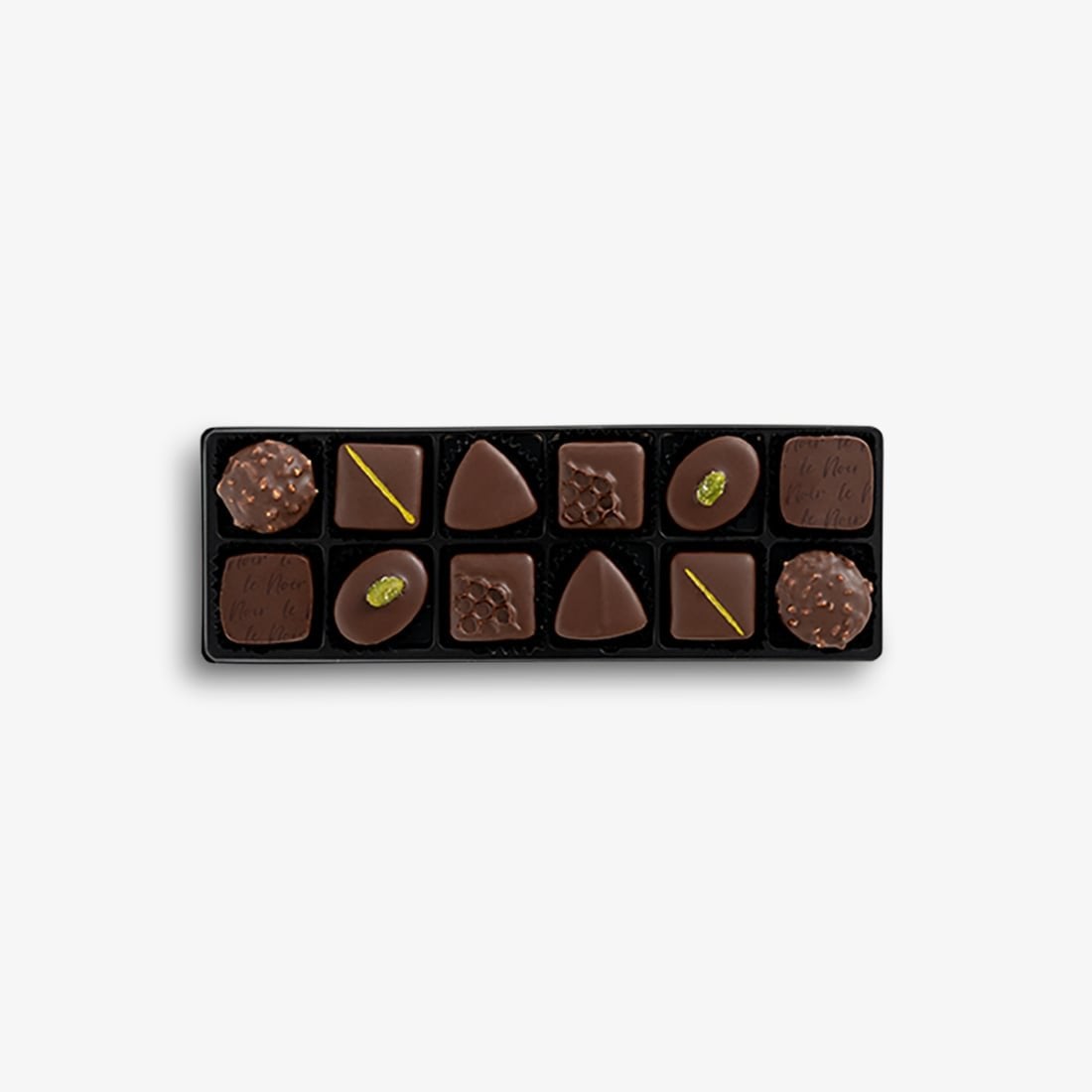 Dark Praline Selection 12pcs per box